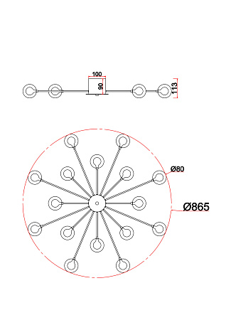 Люстра потолочная Freya Celebrity FR5242CL-16BS1