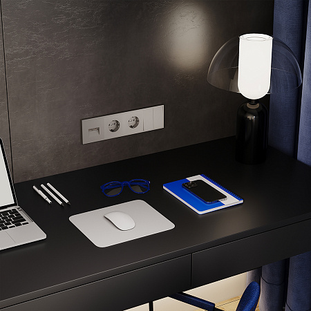 Розетка встраиваемая VOLTUM S70 с заземлением и защитными шторками, (кашемир) VLS040203 Розетка встраиваемая VOLTUM S70 с заземлением и защитными шторками, (кашемир) VLS040203