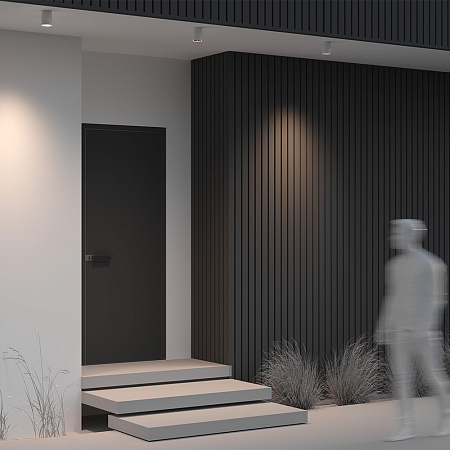 Уличный потолочный светодиодный светильник Maytoni Luxe O500CL-L10W3K Уличный потолочный светодиодный светильник Maytoni Luxe O500CL-L10W3K