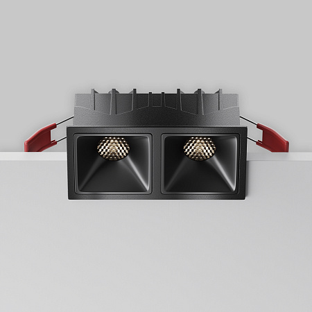 Светильник встраиваемый светодиодный Maytoni Alfa LED DL043-02-10W4K-SQ-B-1 Светильник встраиваемый светодиодный Maytoni Alfa LED DL043-02-10W4K-SQ-B-1