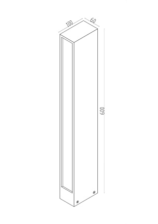 Ландшафтный светодиодный светильник Maytoni Hof O422FL-L12GF