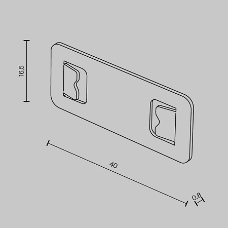 Коннектор прямой для встраиваемого шинопровода Maytoni Basity TRA172C-12B Коннектор прямой для встраиваемого шинопровода Maytoni Basity TRA172C-12B