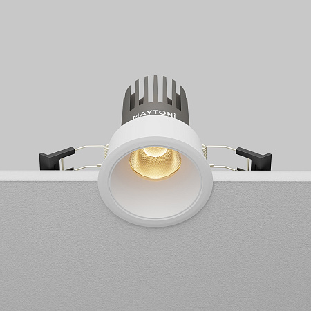 Светильник встраиваемый светодиодный Maytoni Dip DL123-10W-2.7K-W