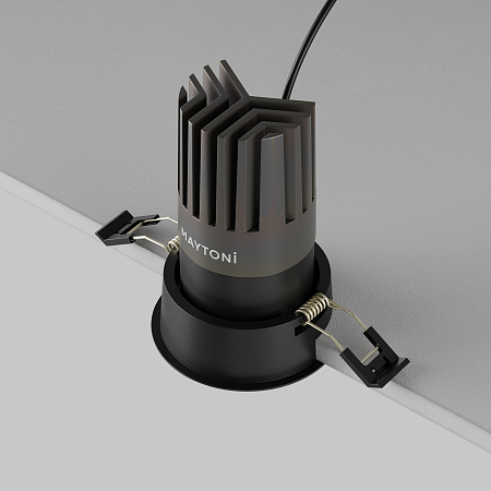 Светильник встраиваемый светодиодный Maytoni Dip DL118-15W-3K-B