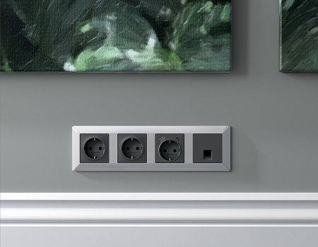 Рамка 5-постовая Ambrella Volt ALFA Line AF110405