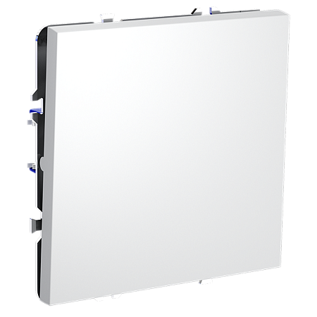 Перекрестный переключатель встраиваемый VOLTUM S70 одноклавишный (белый матовый) VLS010502