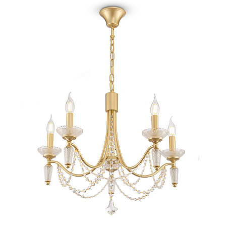 Люстра подвесная Freya Zoe FR2009PL-05G Люстра подвесная Freya Zoe FR2009PL-05G