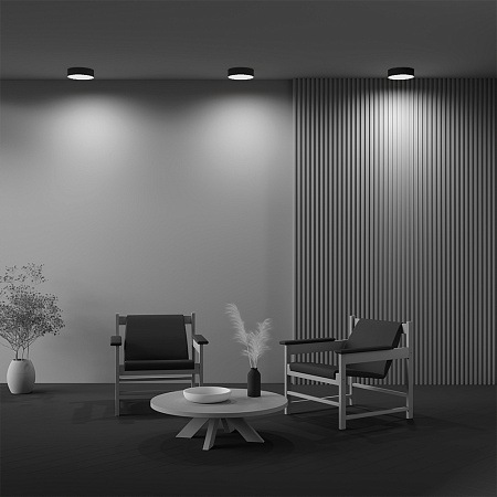 Светильник потолочный светодиодный Maytoni Zon C032CL-24W3K-RD-B