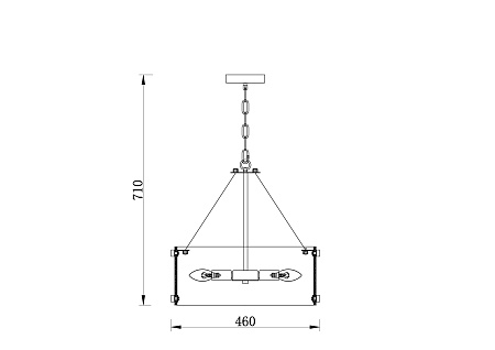 Подвесной светильник Freya Fresco FR5190PL-06BS