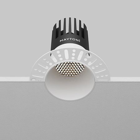 Светильник встраиваемый светодиодный Maytoni Dip DL122-15W-4K-TRS-W