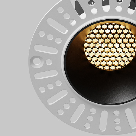 Светильник встраиваемый светодиодный Maytoni Dip DL119-10W-2.7K-TRS-B