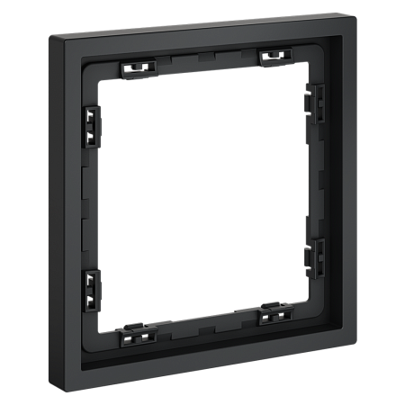 Рамка пластиковая VOLTUM S70 на 1 пост, (графит) VLS100107