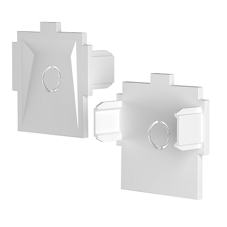 Комплект заглушек к встраиваемому шинопроводу Maytoni Radity 2шт TRA084EC-12W