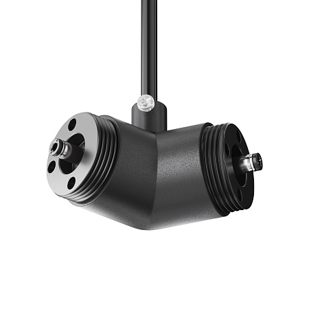 Угловой коннектор 120° для системы с вводом питания Maytoni Shelf CA018LWC-P-B