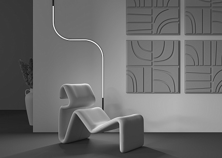 Трековый магнитный светодиодный светильник Maytoni Basity Flex TR180-1-24WTW-B