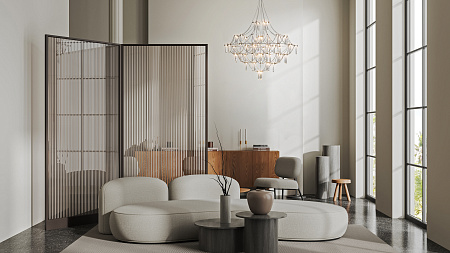 Люстра подвесная светодиодная Freya Amela FR6138PL-L44BS Люстра подвесная светодиодная Freya Amela FR6138PL-L44BS