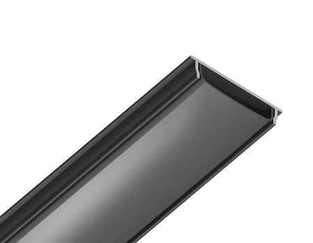 Накладной гибкий профиль для светодиодной ленты ILLUMINATION GP1600BK/BK