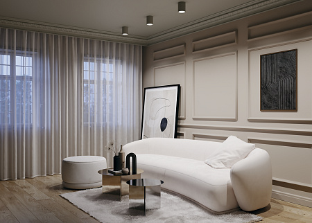 Светильник потолочный Maytoni Conik gyps C001CW-01W-1