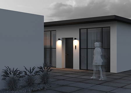 Уличный архитектурный светодиодный светильник Maytoni Shim O303WL-L5GF3K Уличный архитектурный светодиодный светильник Maytoni Shim O303WL-L5GF3K