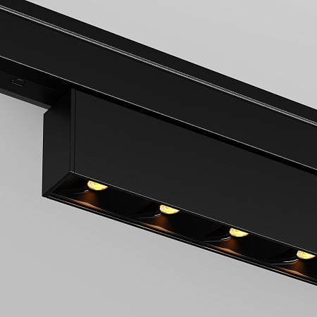 Трековый магнитный светодиодный светильник Maytoni Levity Points TR193-1-10W2.7K-M-B