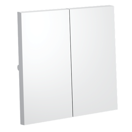 Клавиши для выключателя/переключателя двухклавишного Voltum S70 (белый матовый) VLS000302 Клавиши для выключателя/переключателя двухклавишного Voltum S70 (белый матовый) VLS000302