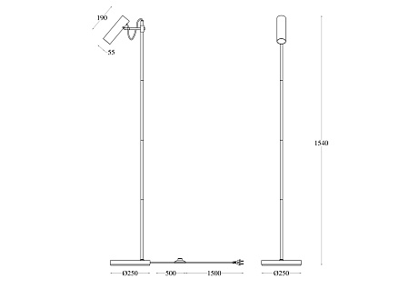 Торшер Maytoni Bansky MOD129FL-01W