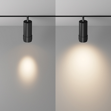 Трековый магнитный светодиодный светильник Maytoni Exility Focus Zoom TR211-1-12W3K-Z-B