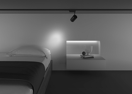 Трековый однофазный светодиодный светильник Maytoni Unity Vuoro TR003-1-10W4K-S-B