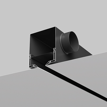 Диффузор с гексагональной сеткой, линейный, для натяжного потолка, черный, КСД тип 1 Maytoni Aero ARC-LD-SC-000011 Диффузор с гексагональной сеткой, линейный, для натяжного потолка, черный, КСД тип 1 Maytoni Aero ARC-LD-SC-000011