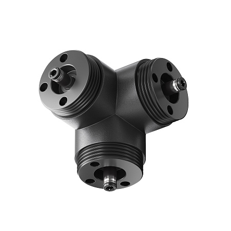 T-образный вертикальный коннектор для системы без ввода питания Maytoni Shelf CA016TC-B