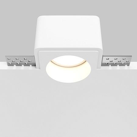 Встраиваемый светильник Maytoni Gyps Modern DL123-GU10-01-W