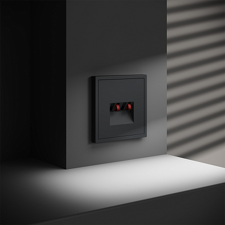 Розетка акустическая встраиваемая VOLTUM S70 4-местная, (графит) VLS060307 Розетка акустическая встраиваемая VOLTUM S70 4-местная, (графит) VLS060307