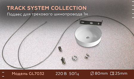 Подвес для трекового шинопровода Track System GL7032