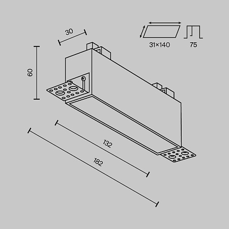 Светильник встраиваемый светодиодный Maytoni Basis DL066-12W3-6K-TRS-W Светильник встраиваемый светодиодный Maytoni Basis DL066-12W3-6K-TRS-W