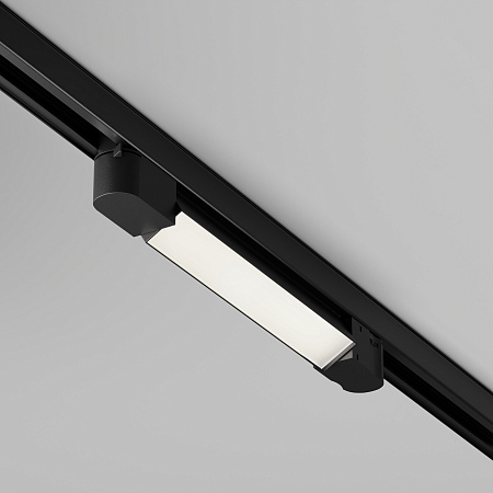 Трековый трехфазный светодиодный светильник Maytoni Trinity Basis TR196-3-10W4K-B