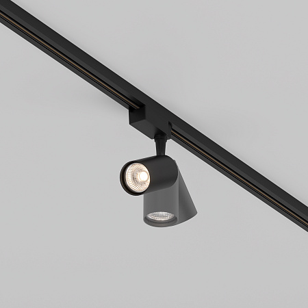 Трековый однофазный светодиодный светильник Maytoni Unity Vuoro TR003-1-6W3K-M-B