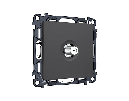 Комплект механизм TV розетки SAT 5-2400MHz 3.5dB Ambrella Volt Alfa MA913050