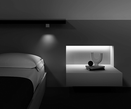 Трековый магнитный светодиодный светильник Maytoni Exility Alfa S TR133-4-7W-DS-W