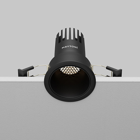 Светильник встраиваемый светодиодный Maytoni Dip DL116-10W-4K-B