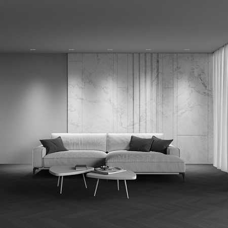 Светильник встраиваемый светодиодный Maytoni Points DL065-12W3-6K-TRS-B