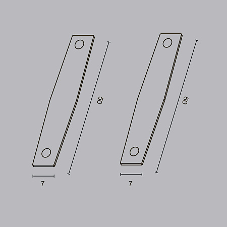 Коннектор прямой для шинопровода, 2шт Maytoni Levity TRA184C-12S