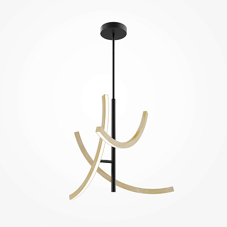 Люстра на штанге светодиодная Maytoni Wabi MOD428PL-L27BK Люстра на штанге светодиодная Maytoni Wabi MOD428PL-L27BK
