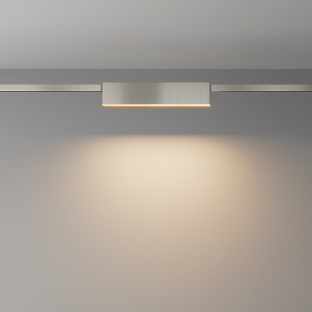 Трековый магнитный светодиодный светильник Maytoni Flarity Basis TR151-1-18W3K-PT