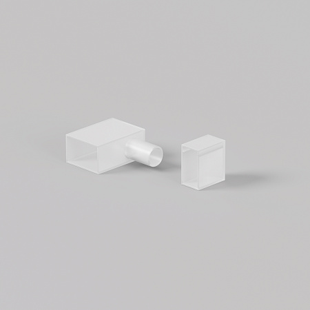 Заглушки для гибкого неона 12x6 мм 2 шт. (выход вверх/вниз) Maytoni Изгиб поперек оптической оси 432032