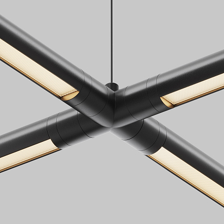 Х-образный вертикальный коннектор для системы без ввода питания Maytoni Shelf CA017TX-B