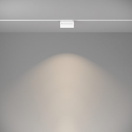 Трековый магнитный однофазный светодиодный светильник Maytoni Basis Rot Gravity TR075-2-10W4K-W