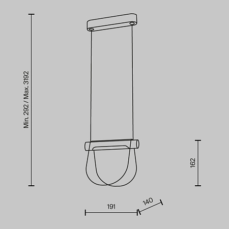 Светильник подвесной светодиодный Maytoni Fluffy MOD319PL-L5B3K