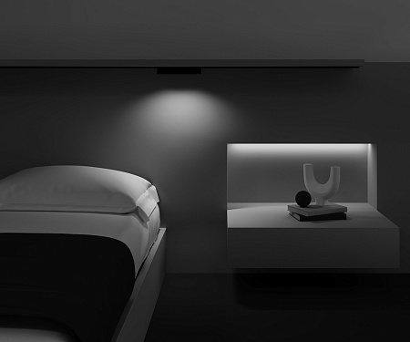 Трековый магнитный однофазный светодиодный светильник Maytoni Radity TR084-1-12W3K-B