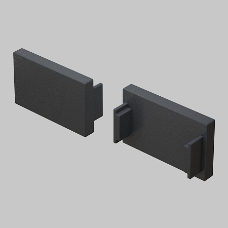 Заглушка для накладного шинопровода, 2 шт. Maytoni Basity TRA172EC-11B