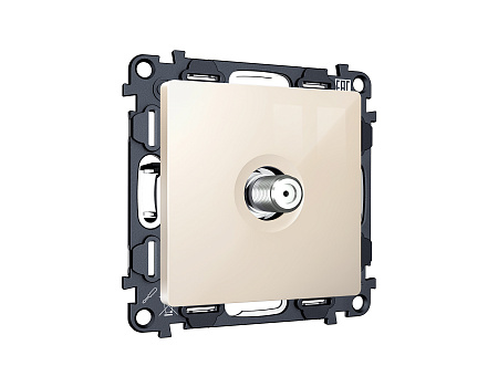 Комплект механизма TV розетки SAT 5-2400MHz 3.5dB Ambrella Volt Alfa MA313050 Комплект механизма TV розетки SAT 5-2400MHz 3.5dB Ambrella Volt Alfa MA313050